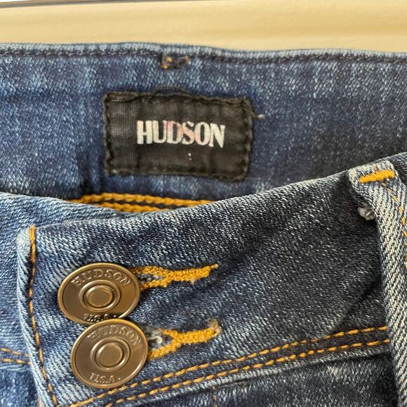 Hudson Collin Flap Skinny Distressed Jeans Sz 29 - Picture 5 of 9